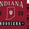 NCAA Indiana Hoosiers Varsity Plaque Double Sided Royal Plush Blanket: Sports Team Logo - 3 of 3