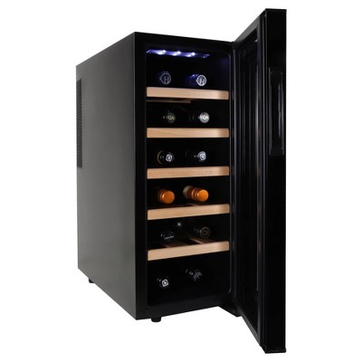Koolatron 12-Bottle Deluxe Wine Cooler - Black
