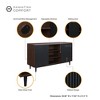 GDFStudio Duane 59" Mid-Century Modern 2-Door Sideboard Buffet with Metal Legs - 4 of 4