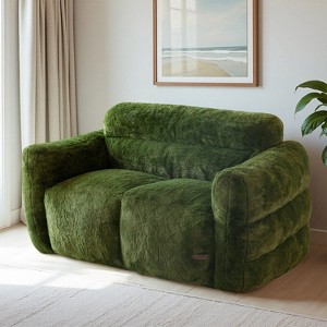 MAXYOYO Bean Bag Loveseat, Oversized Bean Bag Chair Floor Sofa for Living Room Bedroom - 1 of 4