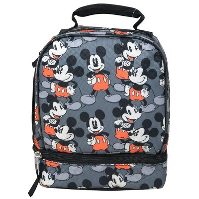 Disney Mickey Mouse Lunch Bag School Travel Snack Tote Lunch Box All Over Print