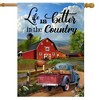 Briarwood Lane Spring House Flag 40x28 For Outdoor Life in the Country For Spring House Flag - 2 of 4