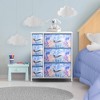 Sorbus Dresser with 7 Drawers - Storage Chest Organizer with Steel Frame, Wood Top, Handles, Fabric Bins - 2 of 4