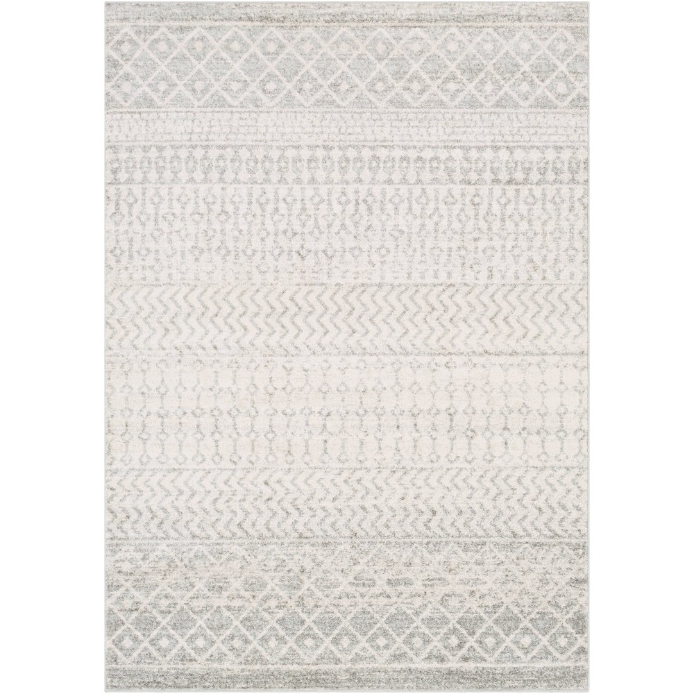 Photos - Area Rug Livabliss 5'3"x7'6" Sweetgum Global Rug Cream: Mid-Century Modern, Fade & Stain-Resistant, Indoor Use