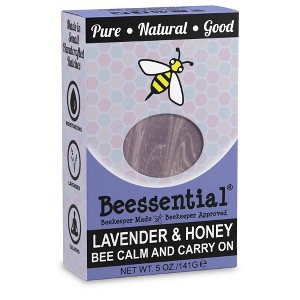 Beessential Natural Bar Soap - Lavender & Honey - 1 of 3
