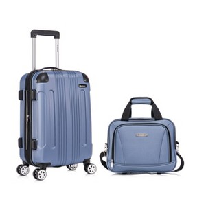 Rockland London Hardside Expandable Spinner Wheel Luggage Carry On Suitcase - 1 of 4