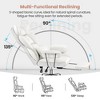 KERDOM Office Desk Chair, Big and Tall Executive Chair with Footrest, Ergonomic Reclining High Back Support, White - 4 of 4