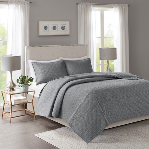 Dark Gray Hollie Coverlet Set King California King Target