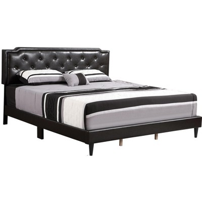 Passion Furniture Deb Tufted King Panel Bed