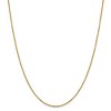 Black Bow Jewelry 1.25mm 14k Yellow Gold Diamond Cut Solid Rolo Chain Necklace - 3 of 4