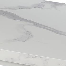 White Faux Marble