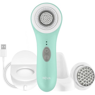 Spa Sciences Nova Antimicrobial Sonic Cleansing Brush & Infusion System - Mint