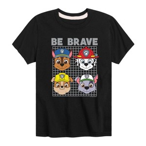 Boys' - Paw Patrol - Be Brave Everest Chase Marshall Rubble Short Sleeve Graphic T-Shirt - 1 of 4