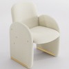 YOUNIKE Fabric Accent Chair for Living Room Modern Upholstered Reading Chair Comfy Arm Chair Sofa Chair 24.8" W x 25.98" D x 34.25" H - 3 of 4