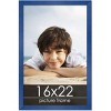 PosterPalooza | Classic Modern Blue Picture Frame - UV Acrylic, Foam Board Backing, Hanging Hardware - 2 of 4