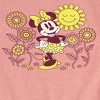 Girls' - Disney - Minnie Mouse Flowers and Sun Fitted Short Sleeve Graphic T-Shirt - 2 of 4