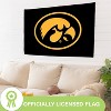 NCAA University of Iowa Flag with Grommets, 3'x5' Iowa Hawkeyes Outdoor College Flags & Banners for Garden Patio Indoor Wall Décor - 4 of 4
