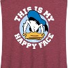 Women's - Disney - This Is My Happy Face Graphic Racerback Tank - 2 of 4