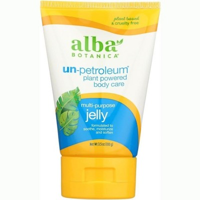 Un Petroleum Multi Purpose Jelly by Alba Botanica  -  3.5 oz Tube