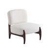 Lounge Chair with Solid Wood Frame,Upholstered Accent Chair for Living Room,Bedroom,Reading Nook or Office-Maison Boucle - 4 of 4
