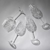 JoyJolt Geo Crystal White Wine Glasses - 14 oz - Set of 4 European Crystal Wine Glasses - 4 of 4