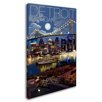 Trademark Fine Art -Lantern Press 'City 1' Canvas Art