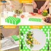 Hachikiko 100 Pack Green Polka Dots Guest Towel Napkins,Red Disposable Dinner Napkins Easter Paper Hand Towels Picnic Napkins for Wedding Supply - 4 of 4