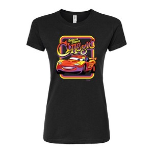 Women's - Disney - Radiator Springs Classic Lightning McQueen Fitted Graphic T-Shirt - 1 of 3