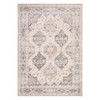 Area Rug Retro Boho Pattern Washable Ultra-Thin Non Slip Living Room Dining Bedroom & Office Dark Green - 2 of 4