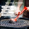 Attop BBQ Grill Brush Bristle Free - 17" Safe Steam Grill Cleaner Brush with Scraper and 3 Brush Heads - 4 of 4