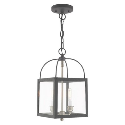 Livex Lighting Milford 2 - Light Pendant in  Scandinavian Gray