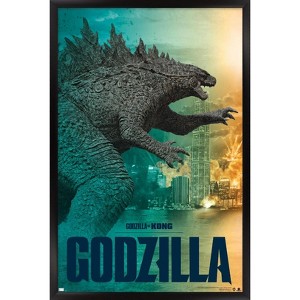 Trends International Godzilla vs. Kong - Godzilla Framed Wall Poster Prints - 1 of 4