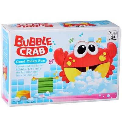 The Lakeside Collection Musical Crab Bath Bubble Blower
