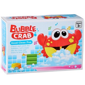 The Lakeside Collection Musical Crab Bath Bubble Blower - 1 of 3