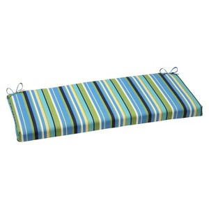 Pillow Perfect Outdoor Bench Cushion - Topanga Stripe