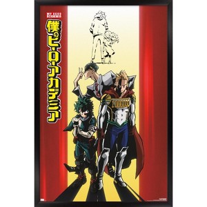 Trends International My Hero Academia: Season 4 - One Sheet Framed Wall Poster Prints - 1 of 4