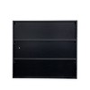 Kumasinova 3/4-Tier Shoe Storage Cabinet with Sliding Glass Doors,Stackable Wood Organizer with LED Lights,Shoe Rack for Entryway,Hallway,Balcony - 4 of 4