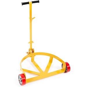 VEVOR 55 Gallon Drum Dolly, 1200 lbs Load Capacity, Barrel Dolly Cart Drum Caddy Round Dolly Steel Low Profile, Heavy Duty Steel Frame - 1 of 4