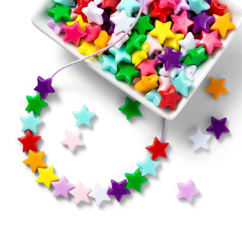 200ct Plastic Star Beads - Mondo Llama&#8482;, 5 of 6