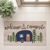 Personalization Mall Happy Campers Personalized Doormat, 20" x 35" - 2 of 4