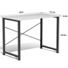 JIONJOY 40" Computer Desk - X-Shaped Reinforced Home Office Writing Table, Modern Simple Style - 3 of 4