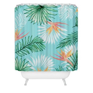 Deny Designs 83 Oranges Tropic Palm Shower Curtain - 1 of 3