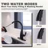 WOWOW Single Handle Gooseneck Pull Down Sprayer Kitchen Faucet - 2 of 4