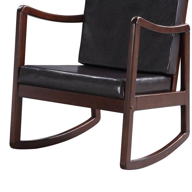 32&#34; Raina PU Active Sitting Chair Dark Brown/Espresso Finish - Acme Furniture, 5 of 7
