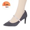 Allegra K Women's Detachable Elastic Rhinestones Heels Shoe Strap Band - 4 of 4