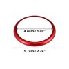 Unique Bargains Multimedia Knob Ring Aluminum Alloy Knob Ring for BMW 1 2 3 4 5 6 7 Series X2 X3 X4 X5 X6 - 2 of 3