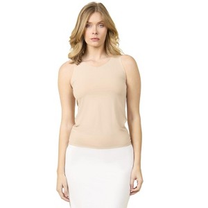 Memoi Women's Bonded Reversible Comfort Tank Top - 1 of 4