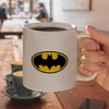 Batman Classic Bat Shield Logo Ceramic Coffee Mug, Novelty Gift Mugs for Coffee, Tea and Hot Drinks, 11oz, White - 4 of 4