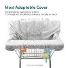 The Peanutshell Ditsy Leaf Shopping Cart & High Chair Cover - 3 of 4
