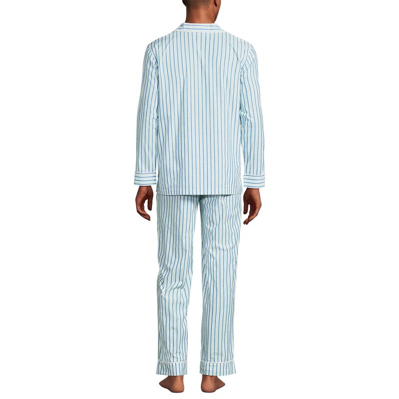 Lands' End Men's Long Sleeve Essential Pajama Set, 2 of 4
